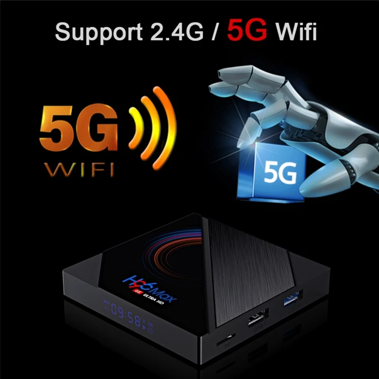  Новейшие 6K TV Box H96 MAX H616 Android 10 0 Smart 4 Гб оперативной памяти 32 встроенной памяти/64 HD 2 двухъядерный процессор Wi-Fi H96max мини HK1 коробка 3D видео