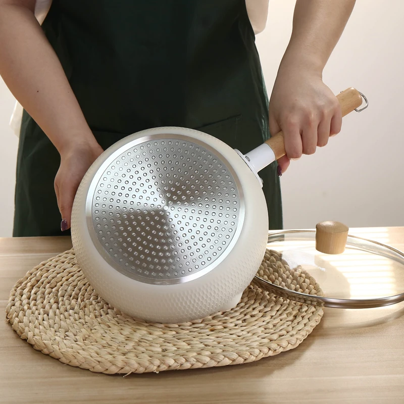 Hot Sale Milk Pan Non-stick Steamer Household  yukihira pot Multi-Functional Noodle Pot