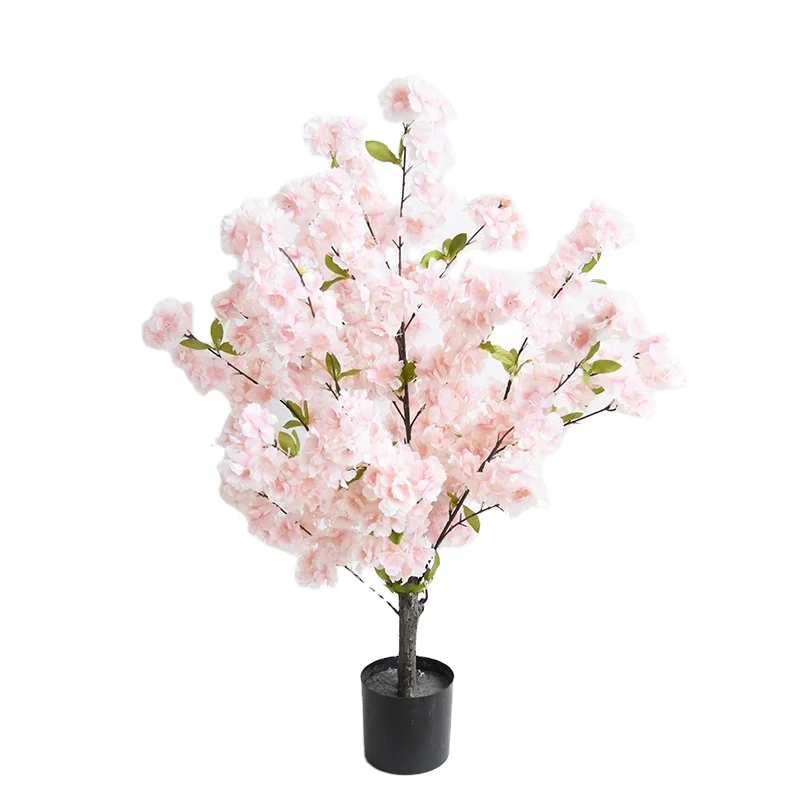 Popular 80m pink cherry blossom tree for wedding home hotel decoration