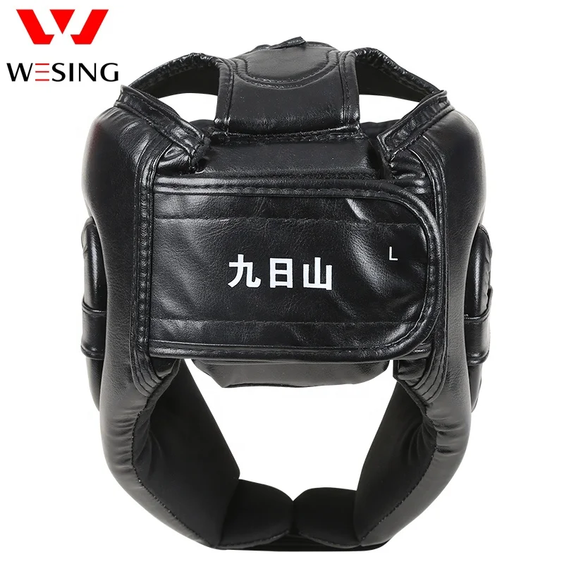 Wesing Professional Custom Competition Activities Boxing Headgear Blue Red Top Ten Model Head Guard Boxing