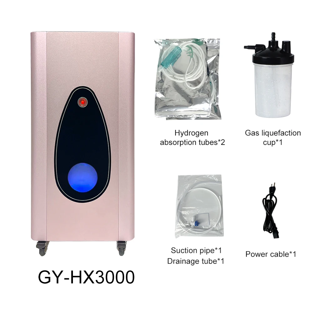 Suyzeko OEM Factory 3000ml/min Hydrogen Generator Electricity Hydrogen HHO Brown Gas Oxyhydrogen Inhalation Machine