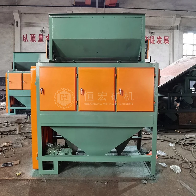 High Intensity Tin Ore Processing Separation Machine Sand Zircon Gold Magnet Separator Dry Roller Magnetic Separator Machine