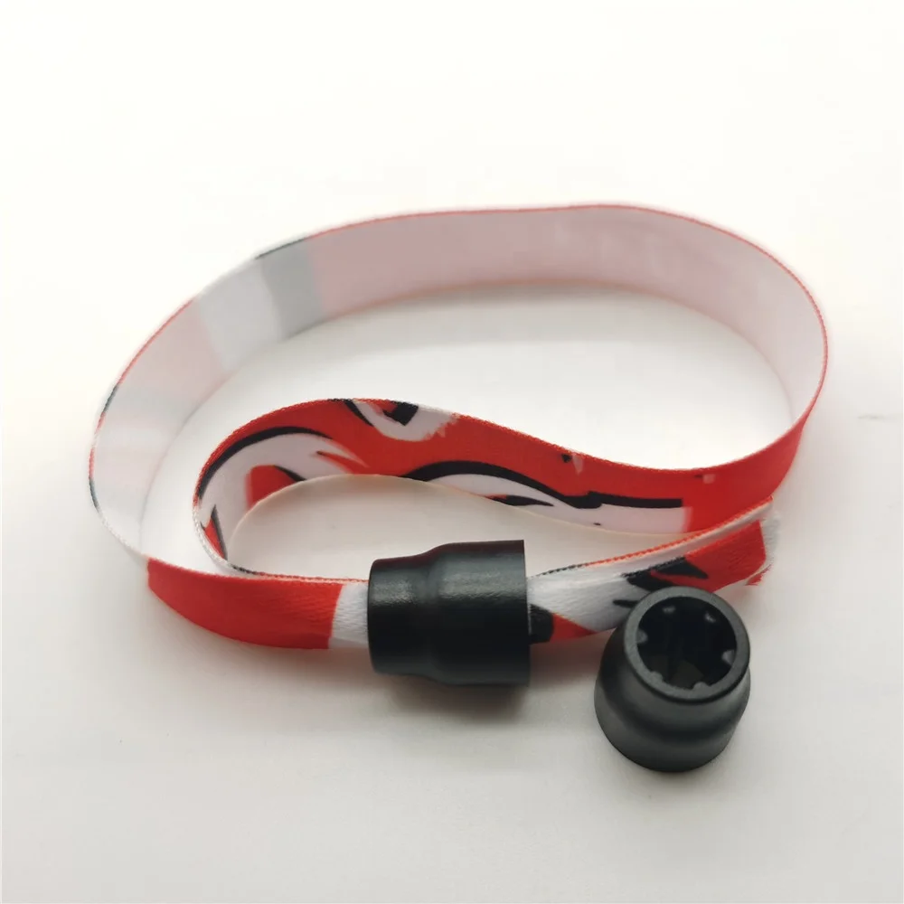 Пластиковый раздвижной замок для плетеной ленты Рождественский браслет