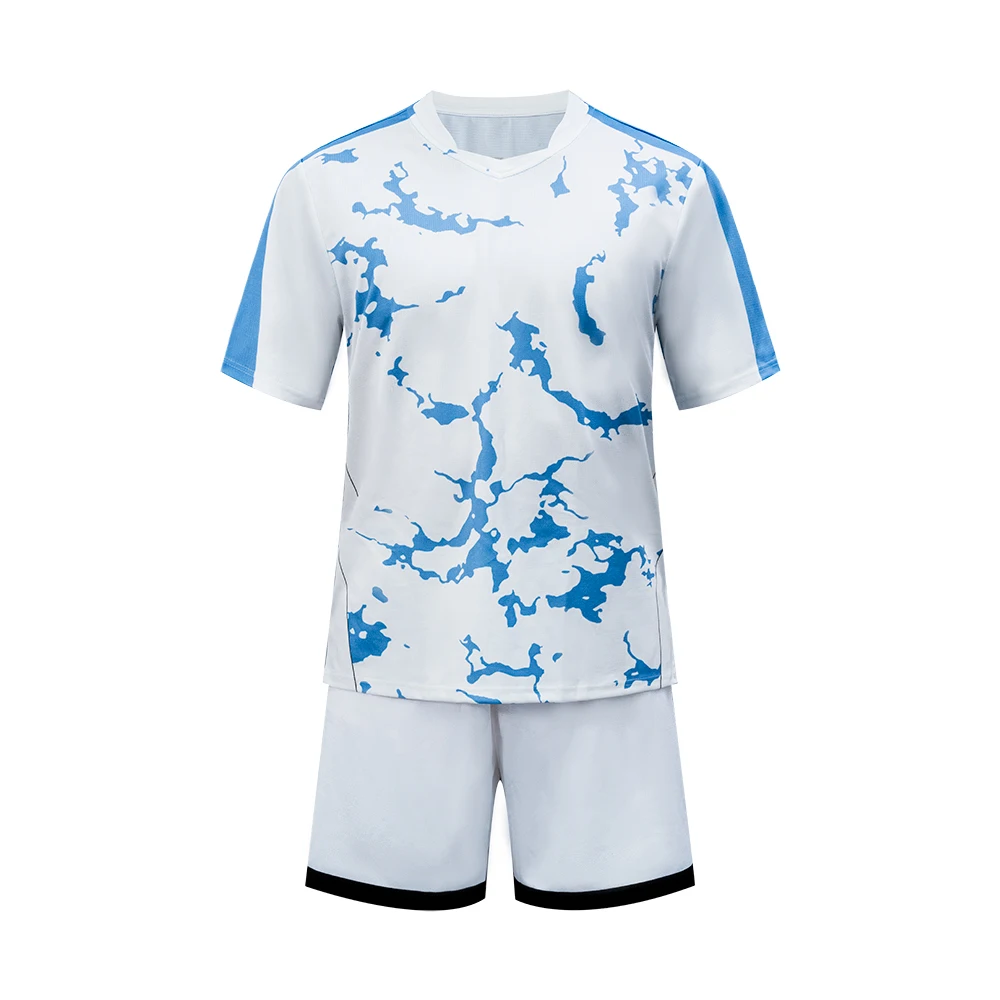 Hot Sale Custom Men Women Soccer Jersey Durable Training Uniform Men Sports T-shirt Shorts