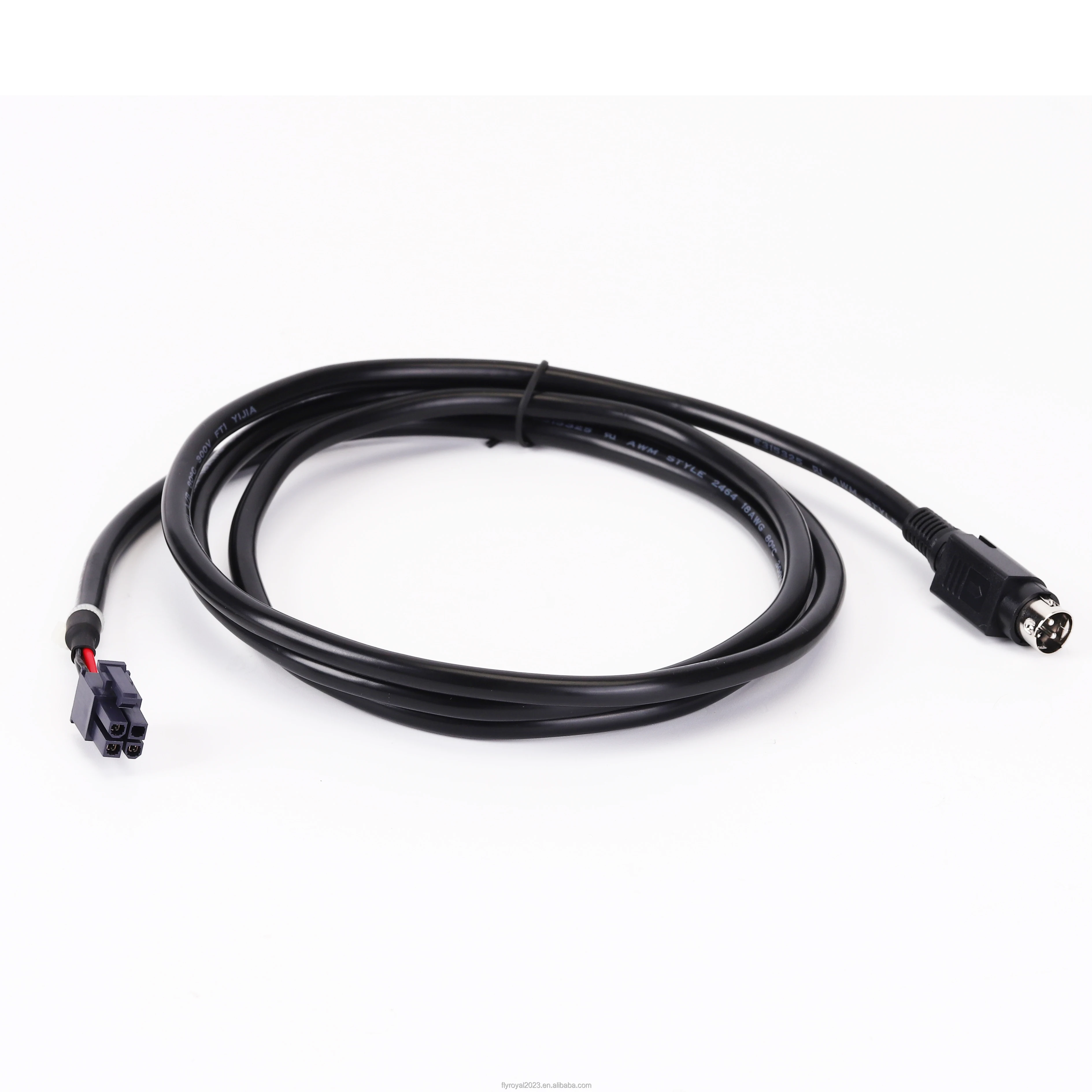 Factory Price Customized 2 4 6 8 Pin Mini DIN Cable Male to Terminal Connector Extension Cable Assembly