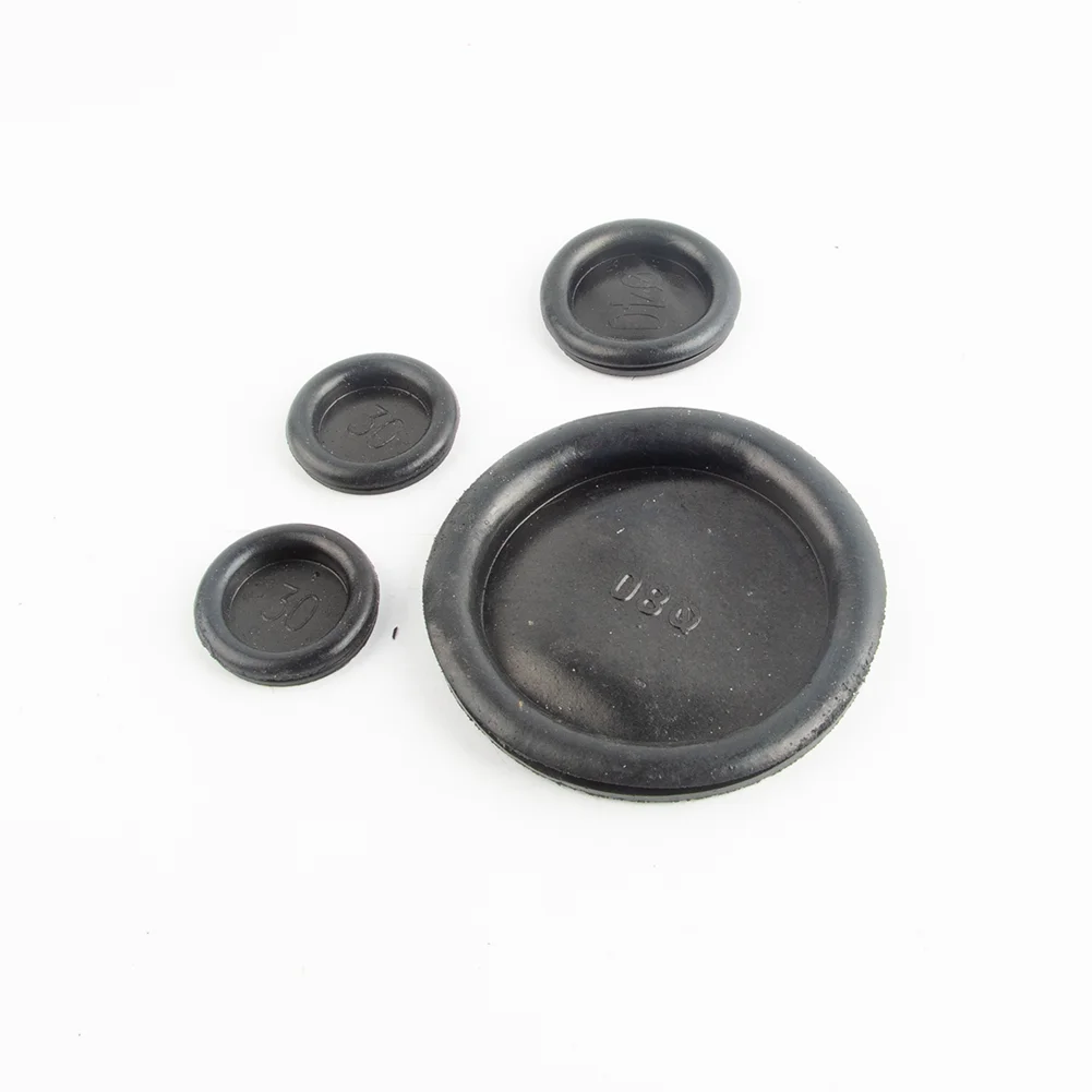 Black Rubber Double Sided Protective Coil Out Hole Wire O-ring Distribution Box Through Wire Ring Seal Ring Grommets Cable3~80mm
