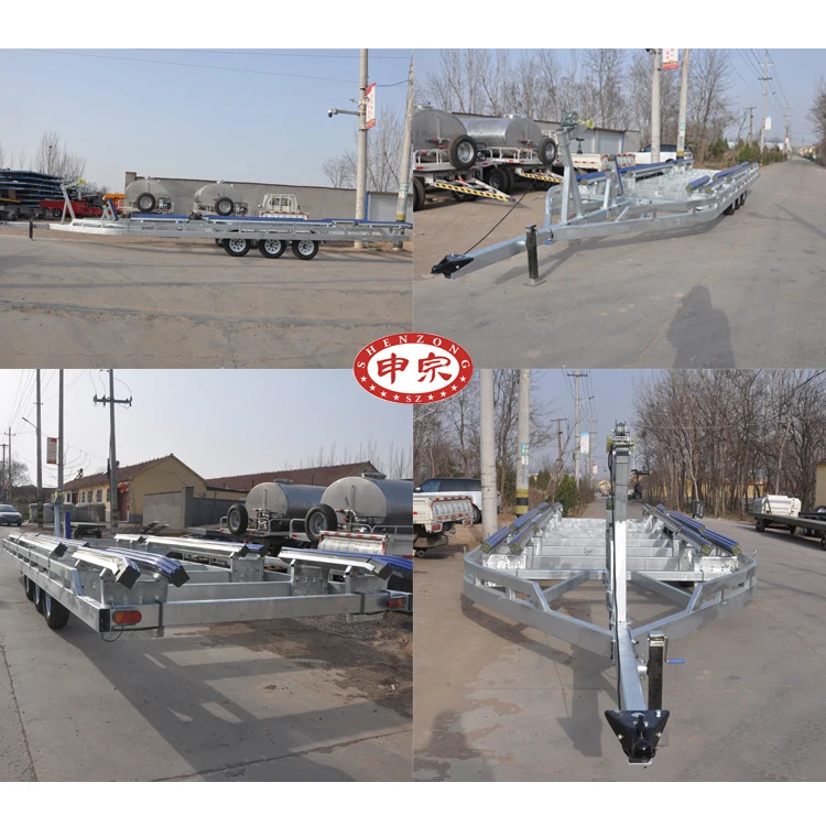5 ton Watercraft trailer and pontoon bottom boat trailer