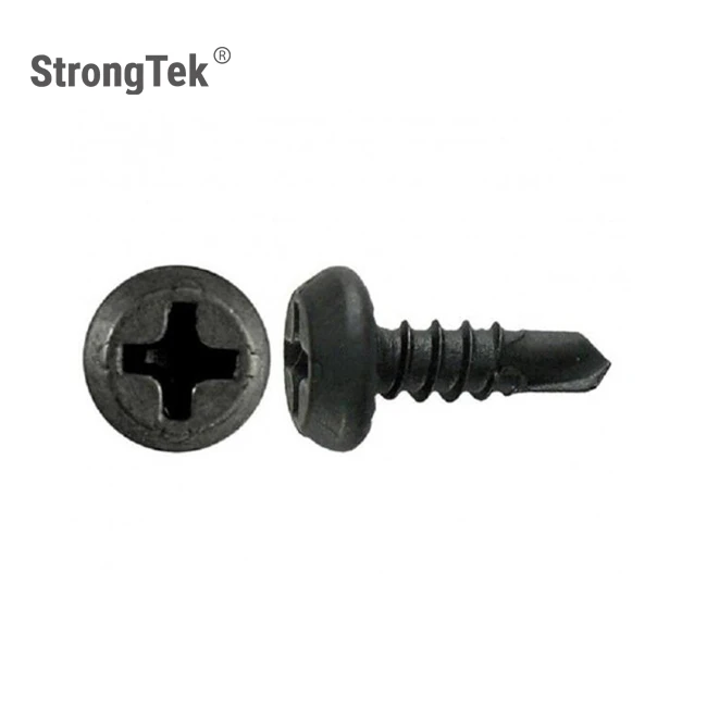 #7 #6 Phillips Pan Head #2 Drive Size Fine Thread Gray Phosphate Sharp Point  drilling point Framing Drywall Screw