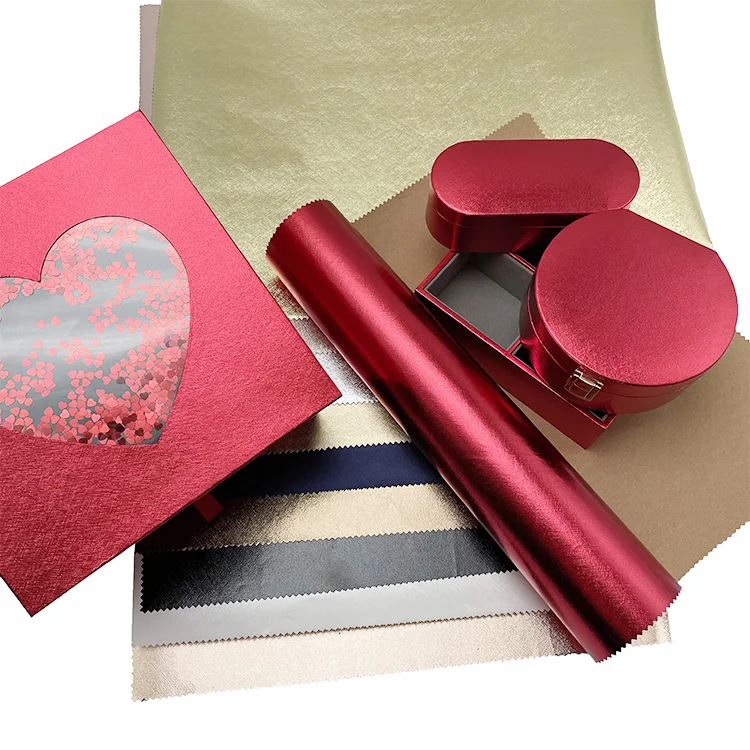 Hot Selling Customize Aluminium Foil Coated Embossed Paper Art Paper Embossed Paper Silver