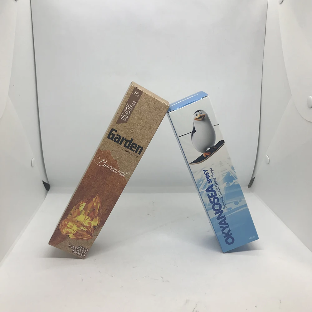 Good Price Paper Printing Cosmetic Box Packaging Cardboard Ambient Air Freshener Box Creative Design Perfume Packaging Material