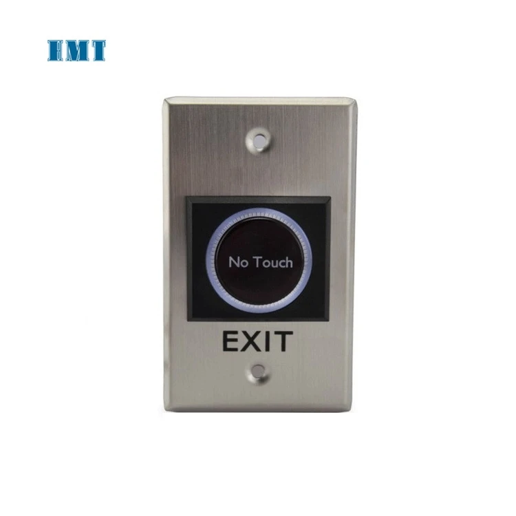 Бесконтактный выключатель из нержавеющей стали, инфракрасный датчик, кнопка выхода для контроля доступа