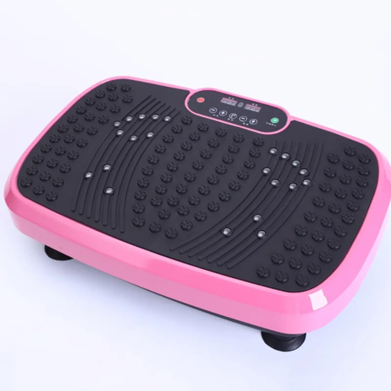 blue color lose weight gym equipment body building training fitness machine crazy fit massage oscillating vibration platform