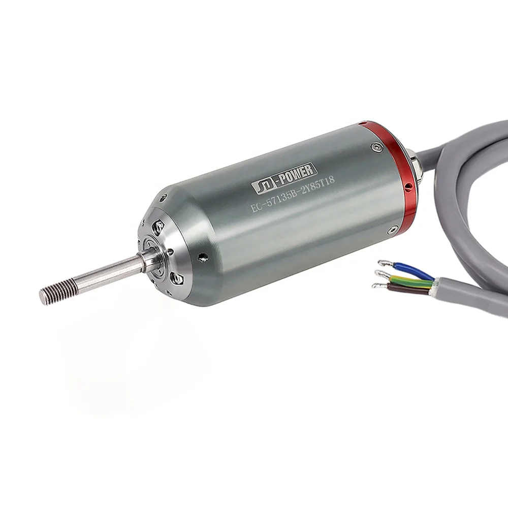 High quality JD-power EC-57135B 3kw underwater thruster brushless waterproof electric motor for Surfing Boat IP68