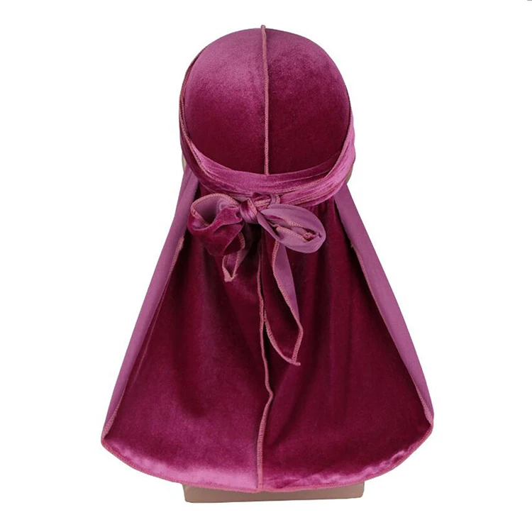 Topselling wholesale designer satin bonnets white caps long flap back strap