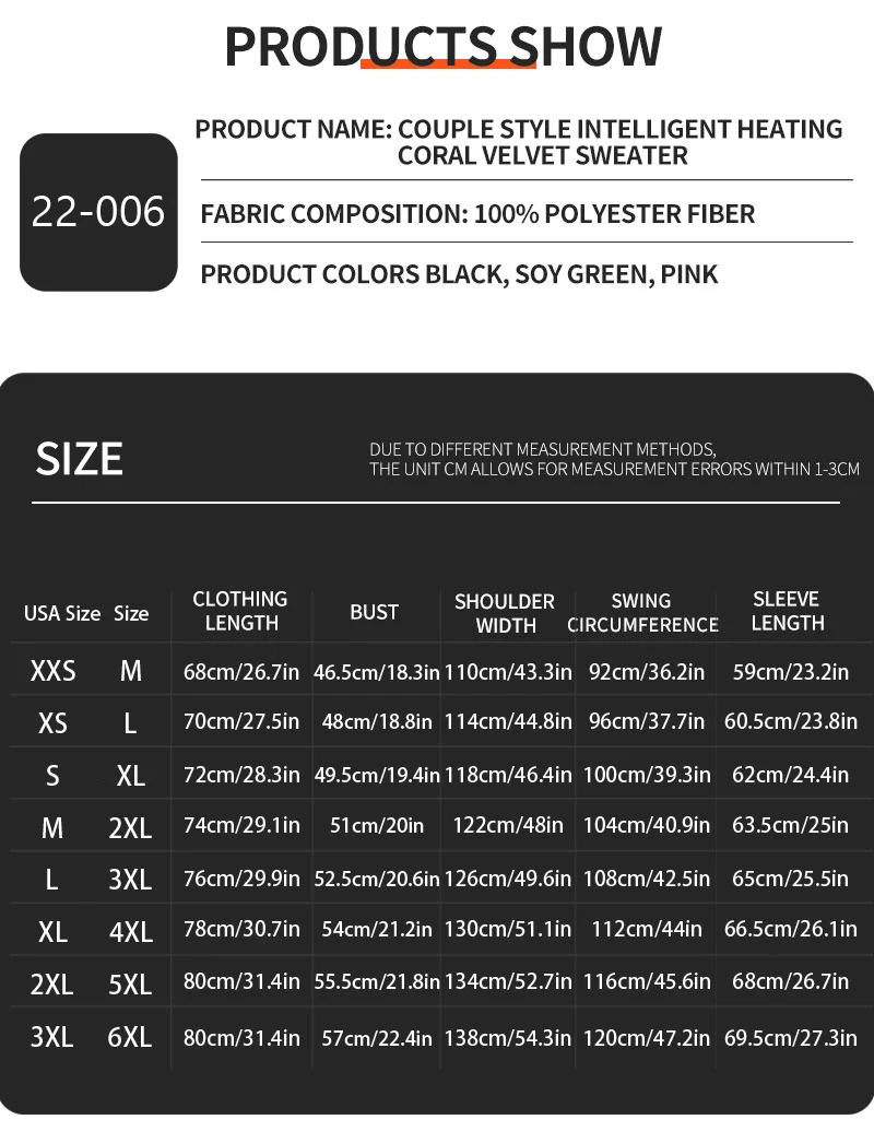 Customized logo Electric Heated Jacket With Battery Pack Men USB Rechargeable Self Heating Jacket