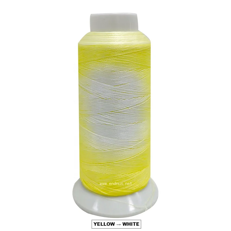 Reactive to Heat Color Changing Polyester Thermochromic Embroidery Thread 100g