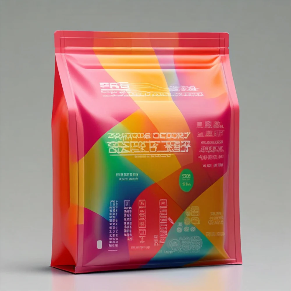 Printed Color Biodegradable Food Packagingbag Potato Chip Snack Packaging Plastic Bag Custom 140g 280g Stand Bottee with Handles