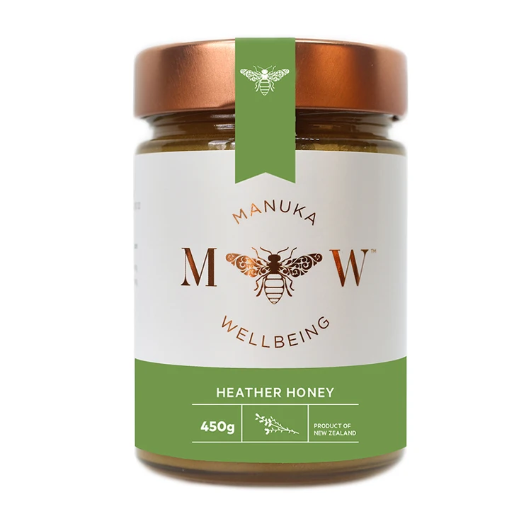 Wholesale Top Grade Halal 100% Pure New Zealand Natural Manuka Flower Heather Honey With 450g