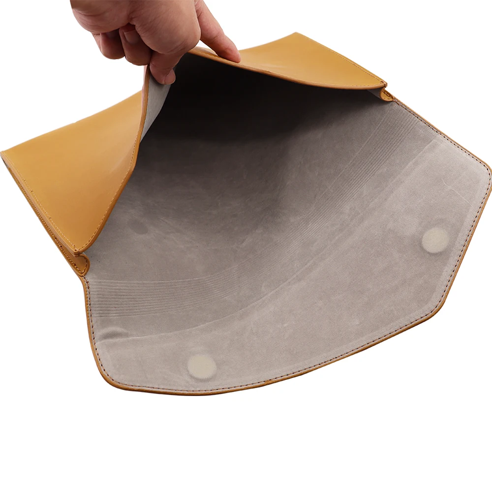 New fashion laptop case genuine leather computer bag slim leather laptop sleeve cover case
