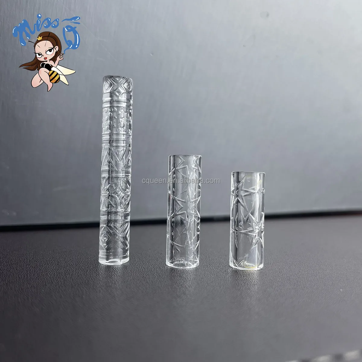 OEM design Clear quartz tube Quartz Pillar