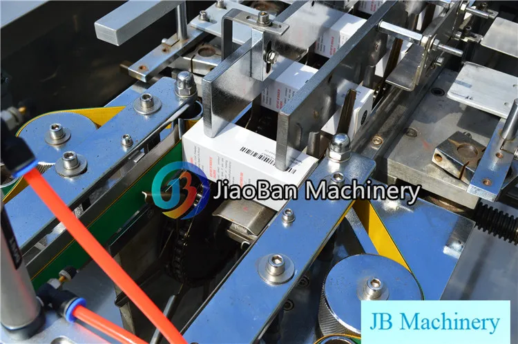 JB-120WZ стеклянная банка крема лосьона для упаковки в коробку машина, машина для упаковки бутылок