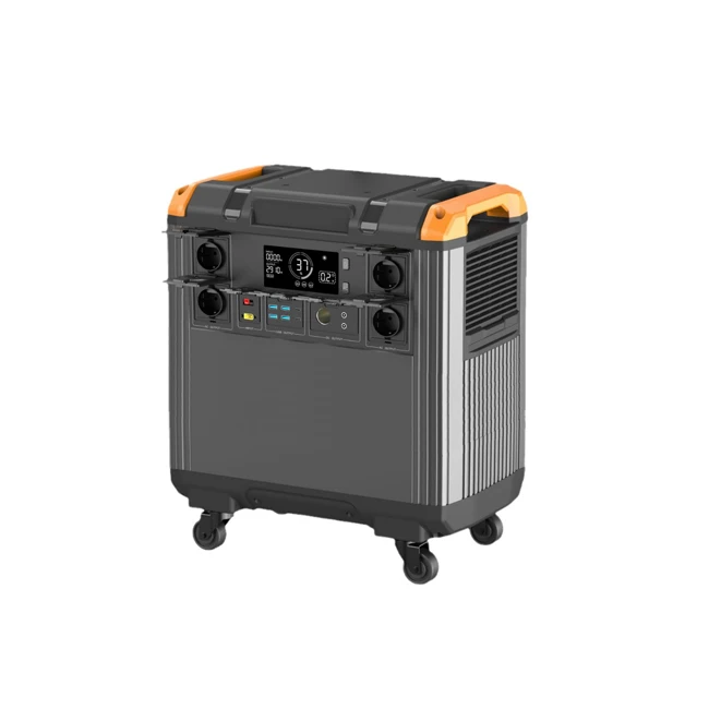 High quality Outdoor mobile power supply 3000W portable power station camping stall energy storage power