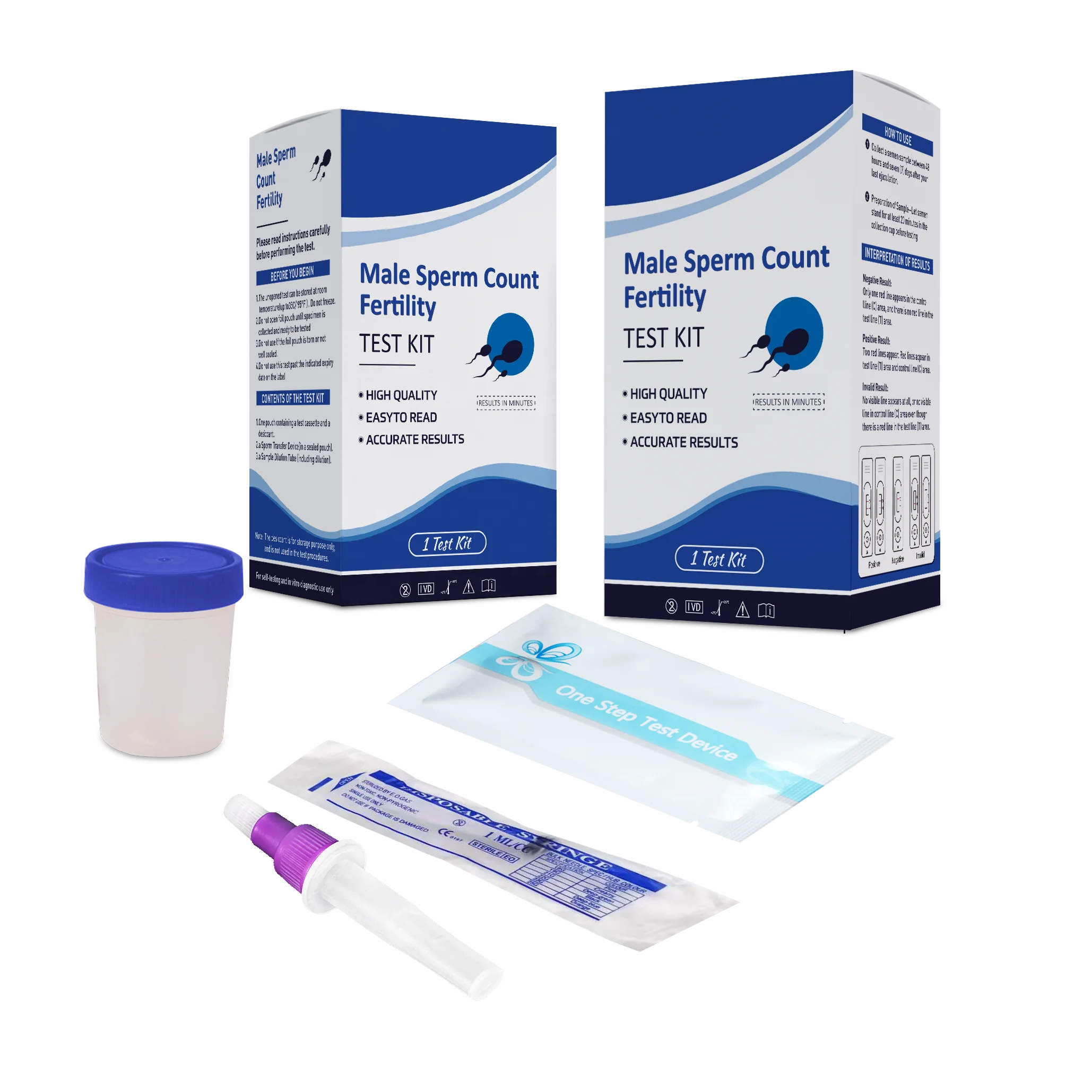 New product Male Fertility Male Sperm Density Test Self-test Kit Cassette, Sperm Fertility Home Test for Man