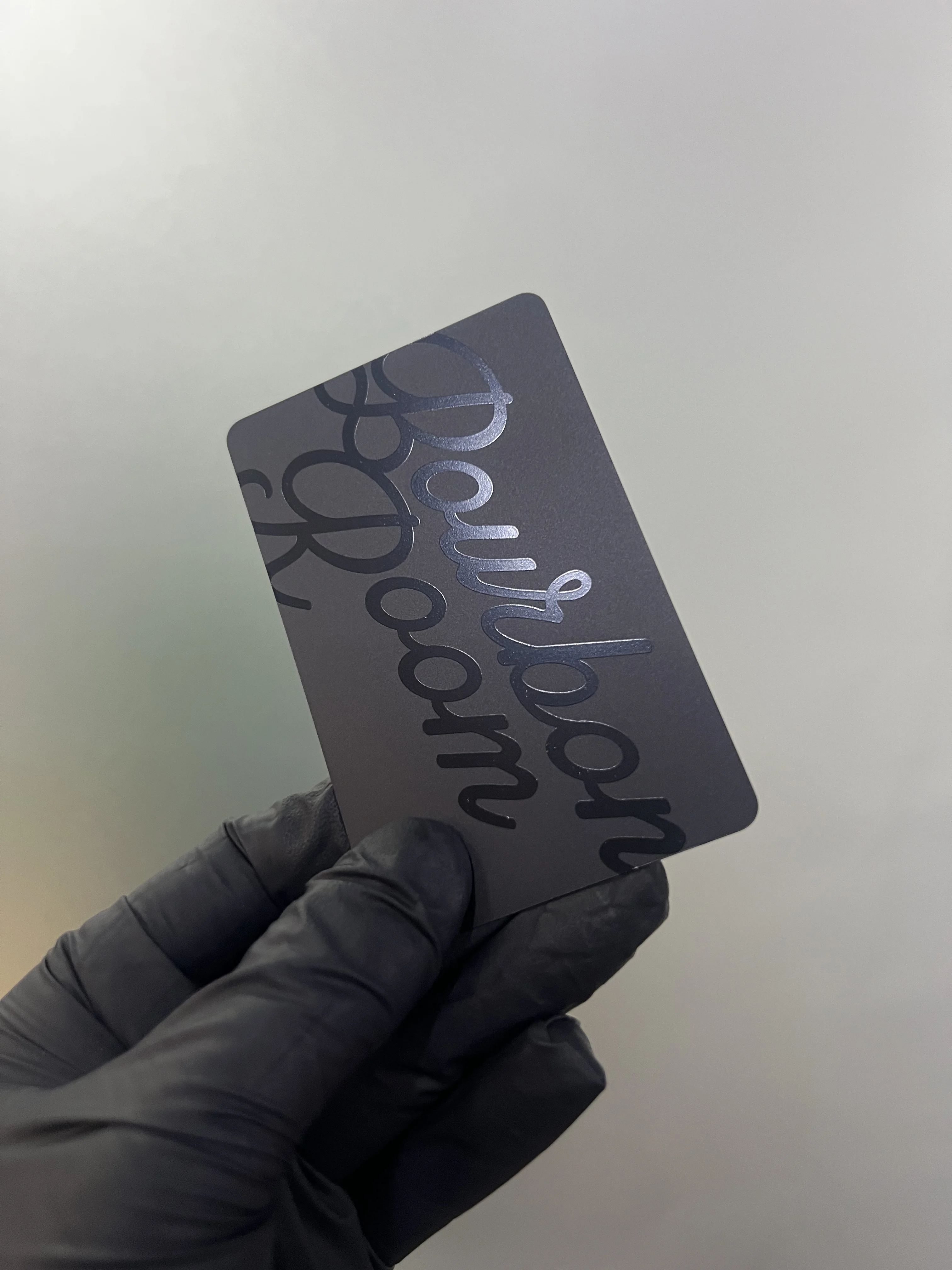 Hot Selling Excellent Quality Custom Name Card Metallic Business Card Printing Metal Business Cards With Anti fingerprint coat