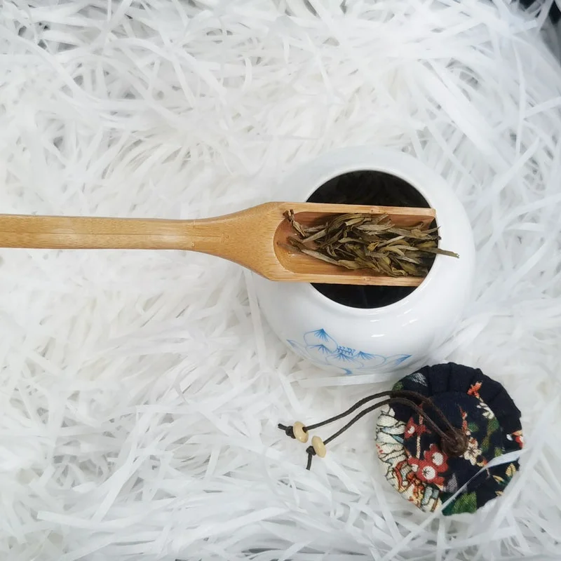 Factory 2.75*18cm Eco Friendly Bamboo Spoon Natural Bamboo Tea Spoon with Curved Handle