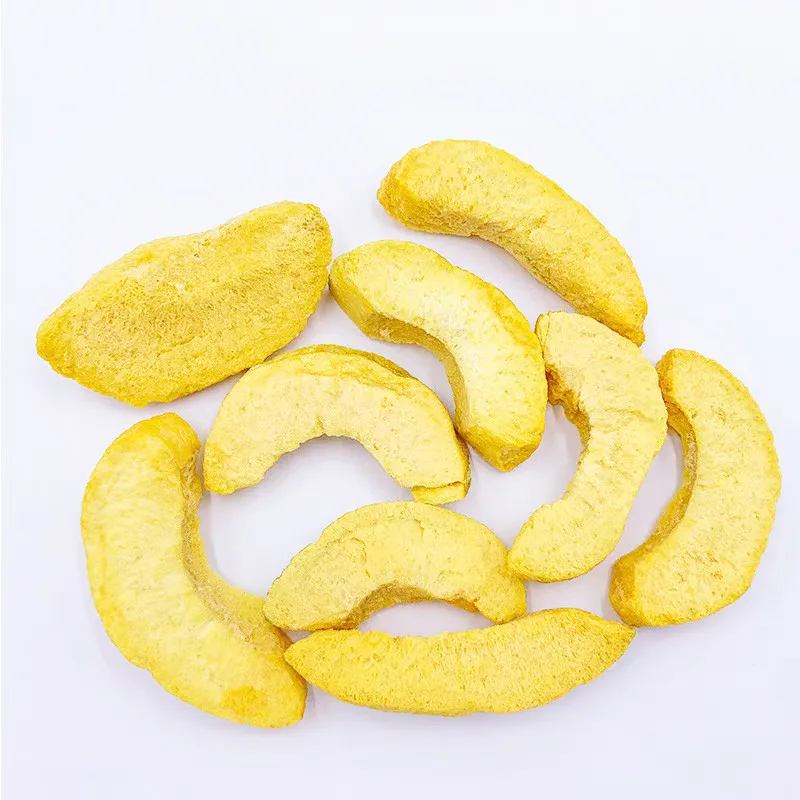 
direct factory professional manufacture of Freeze Drying yellow peach sliced good quality wholesale FD vegetables and fruits 