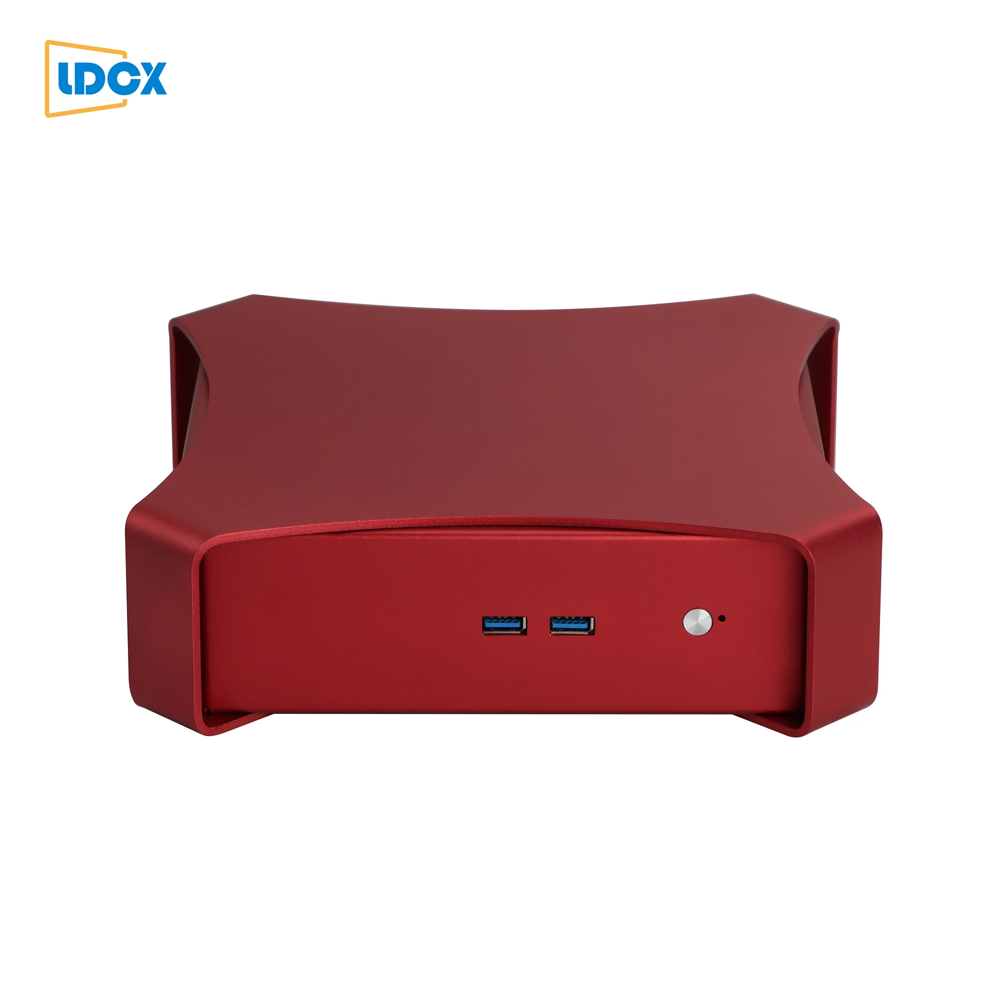 
LDCX X3 pure aluminum special shaped desktop ITX Mini PC computer case 