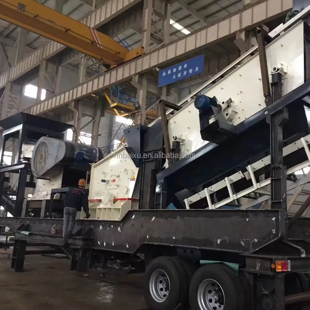popular in honduras portable quarry river rocks sand pf1315 impact crusher with screening for stone