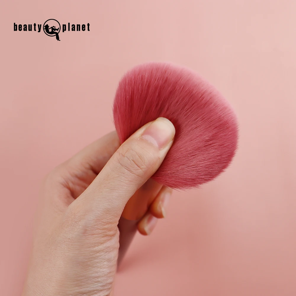 Beauty Planet Wholesale Professional Makeup Brush Set Pink Handle 12pcs Make Up Brush Set Cosmetic Bag Tool Box Storage Pouch