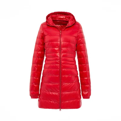 Walson, фабричная распродажа, Женская Сверхлегкая пуховая куртка с капюшоном, пуховая парка, Лидер продаж