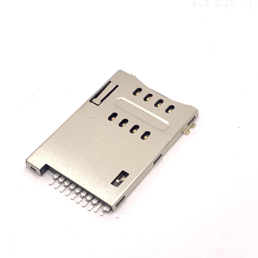 PCB adapter sim card power socket SMT 8+2pin push push sim card connector