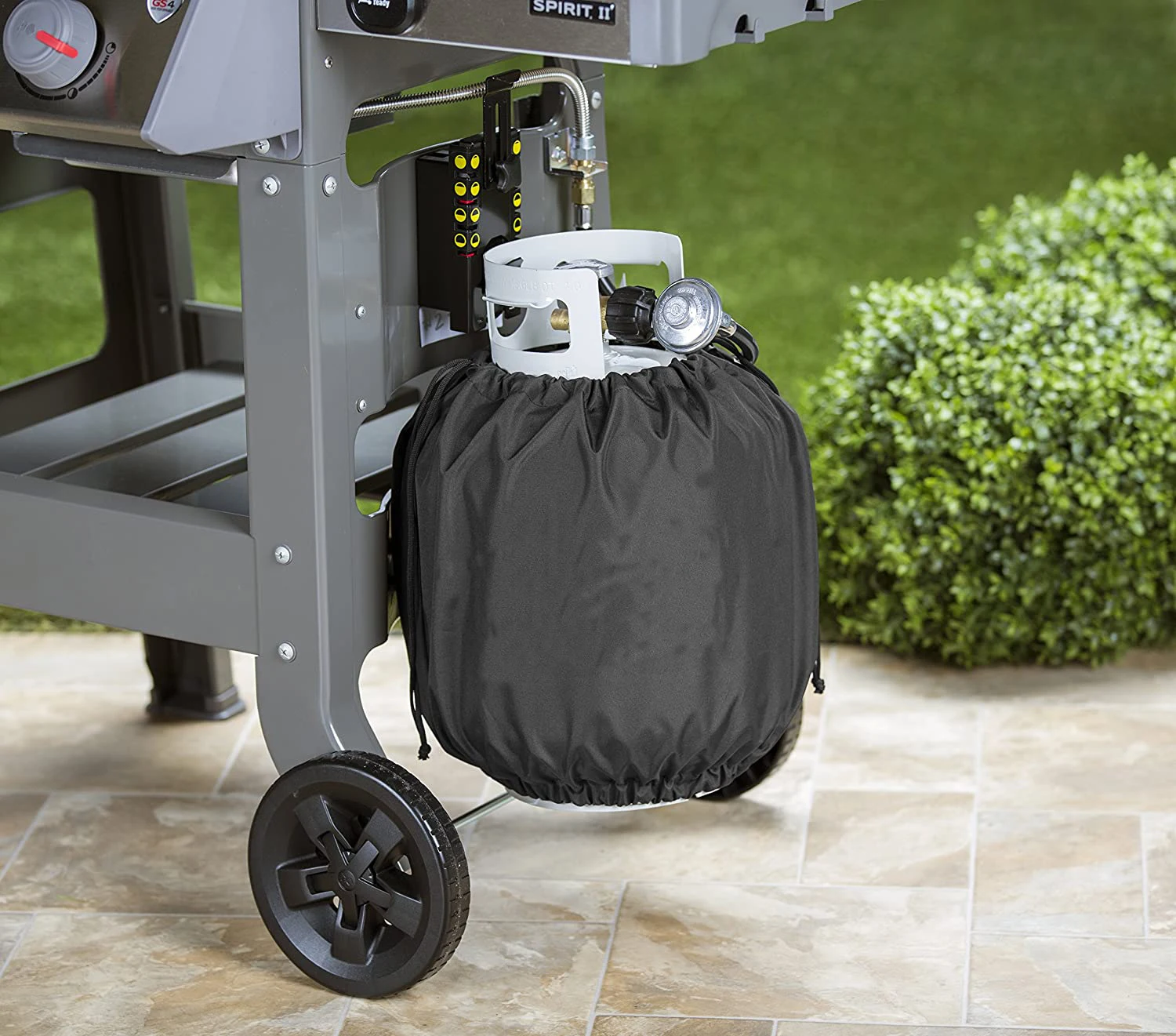 Outdoor Waterproof Barbecue Anti-UV Oxford Fabric Propane Tank Gas Cylinder  Bottle Cover With Drawstrings