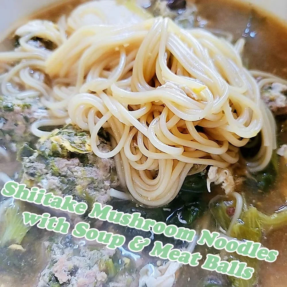 Хит продаж лапша от производителя оптовая продажа лапша-гриб Shiitake в китайском стиле для приготовления пищи на 3-5