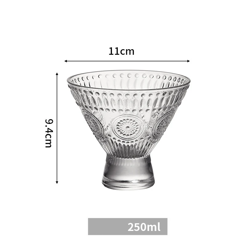 TS simple ins style high-looking sunflower ice cream cup ice cream bowl home dessert cup milkshake cup