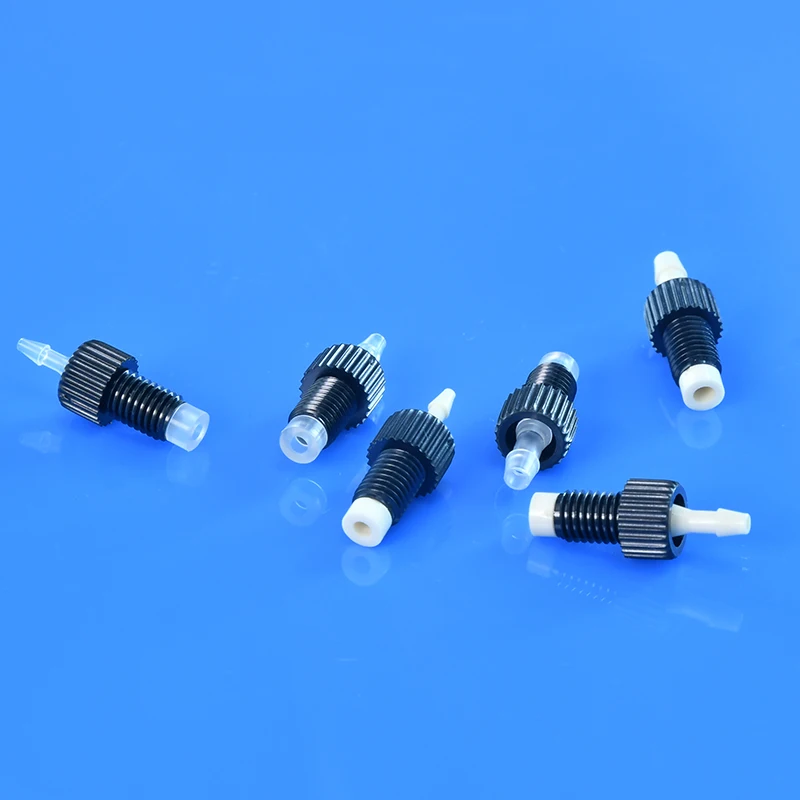 High Accuracy Anti-twist Adapter Barb-to-male Connectors Tubing Non-turning for Microfluidic Systems