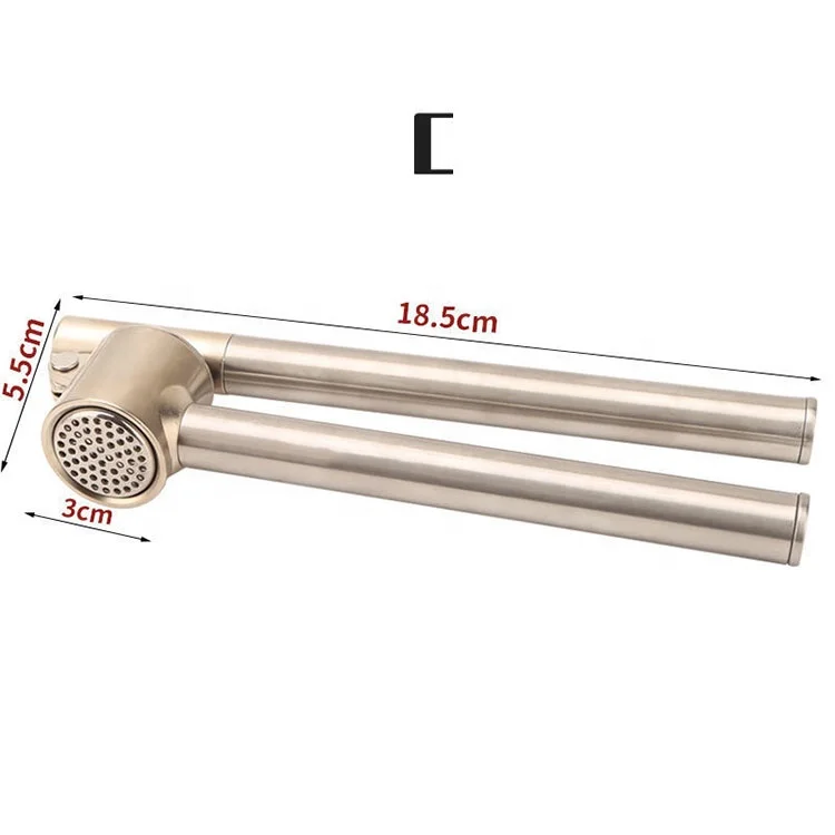 Amazon hot selling Kitchen Stainless Steel Mash the garlic Hand garlic cutter  Kitchen Gadgets