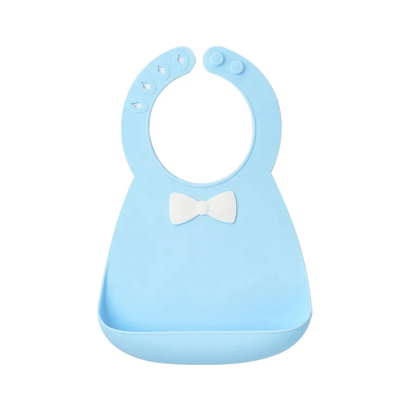 BPA Free Hot Sell Baby Feeding Set Supplies Wholesale Bandana Drooling Bib Set With Pocket Toddler Infant Silicon Baby Bibs
