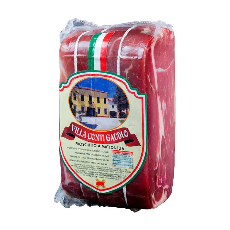 Mattonella Villa Gaudio Pork Meat Prosciutto Crudo Preserved Raw Ham