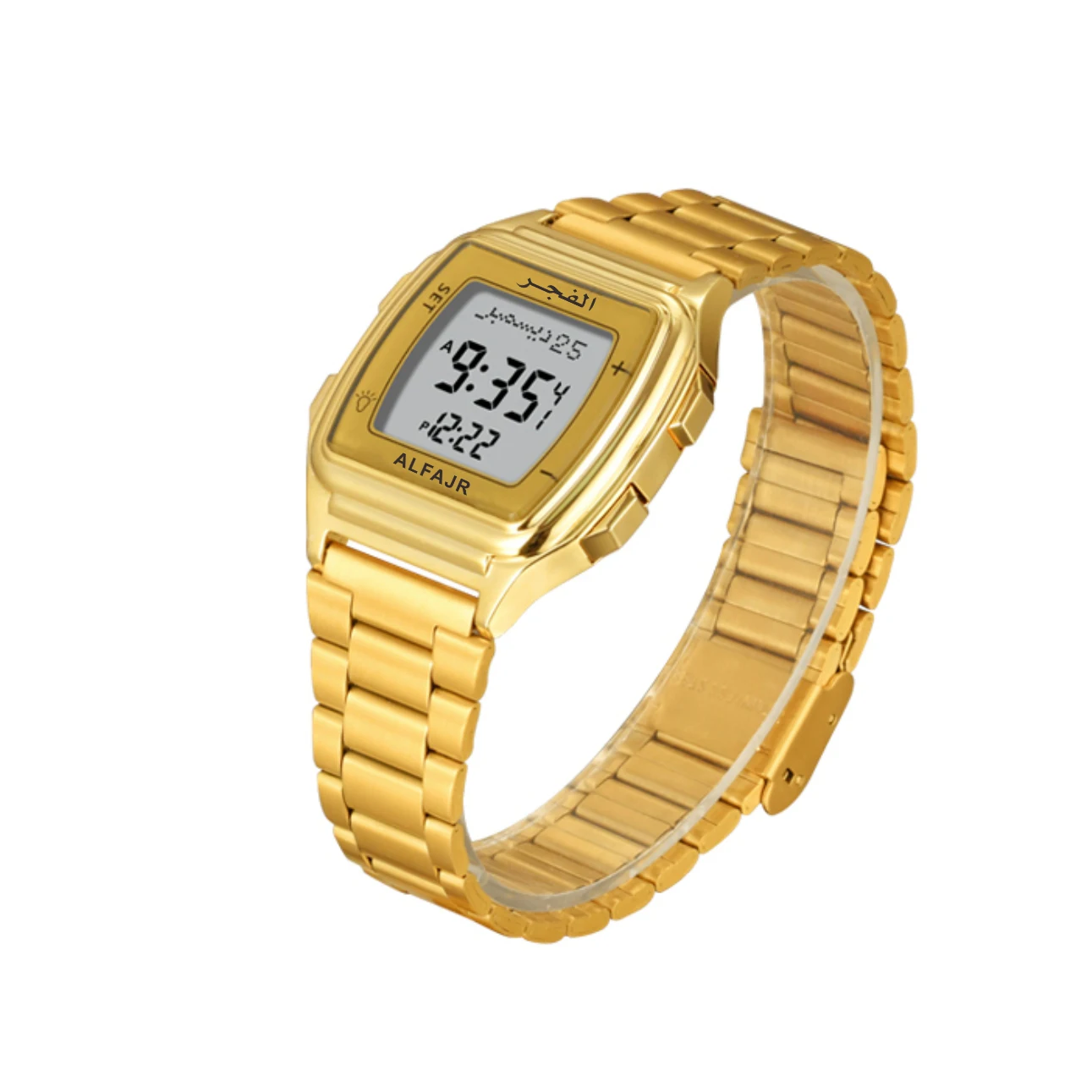 Новые часы AL FAJR stop watch harameen compass islam adhaan часы WP-04 Молитвенное Время цифровые часы