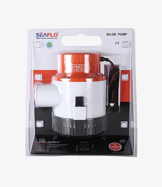 HYDJET 4700 GPH Bilge Pump dc water pump 12v marine hydraulic boat pump