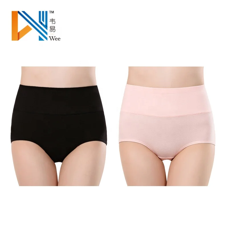 Ladies Butt Lifter Knickers Plus Size High-Waisted Abdomen Cotton Briefs Women Underwear Panties