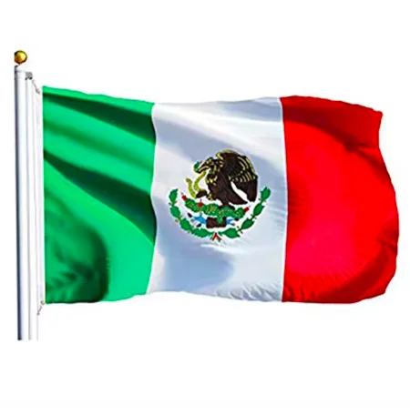Factory Make For Election Mexico Fast Delivery Cheering Product Mexico National Flag