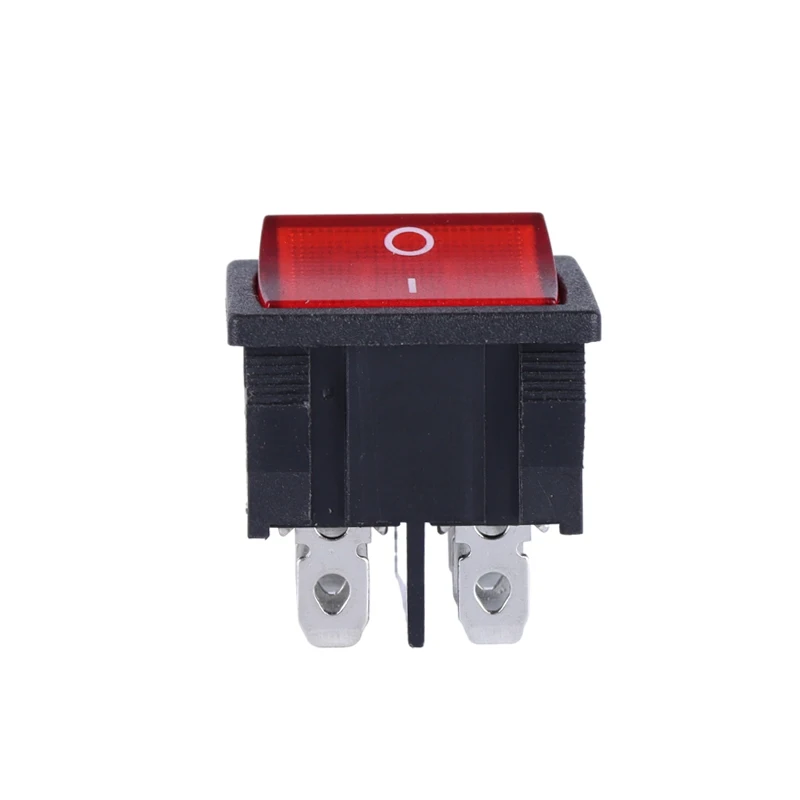 KCD5-101KR round  rocker switch face 4 pin
