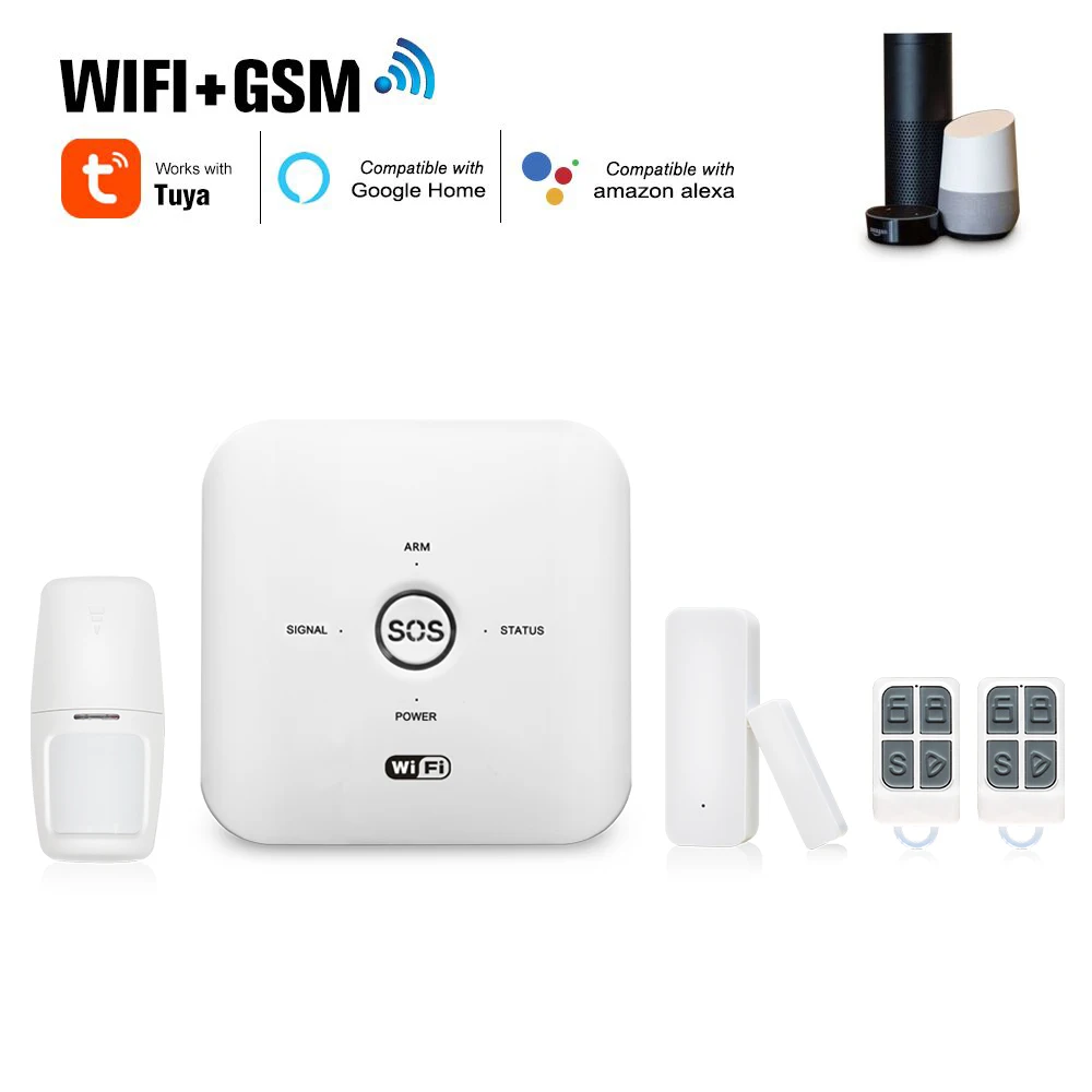 Easy Installation 433 MHz Security System Alarma Wireless DIY GSM+WIFI Auto Dialer for House Safety