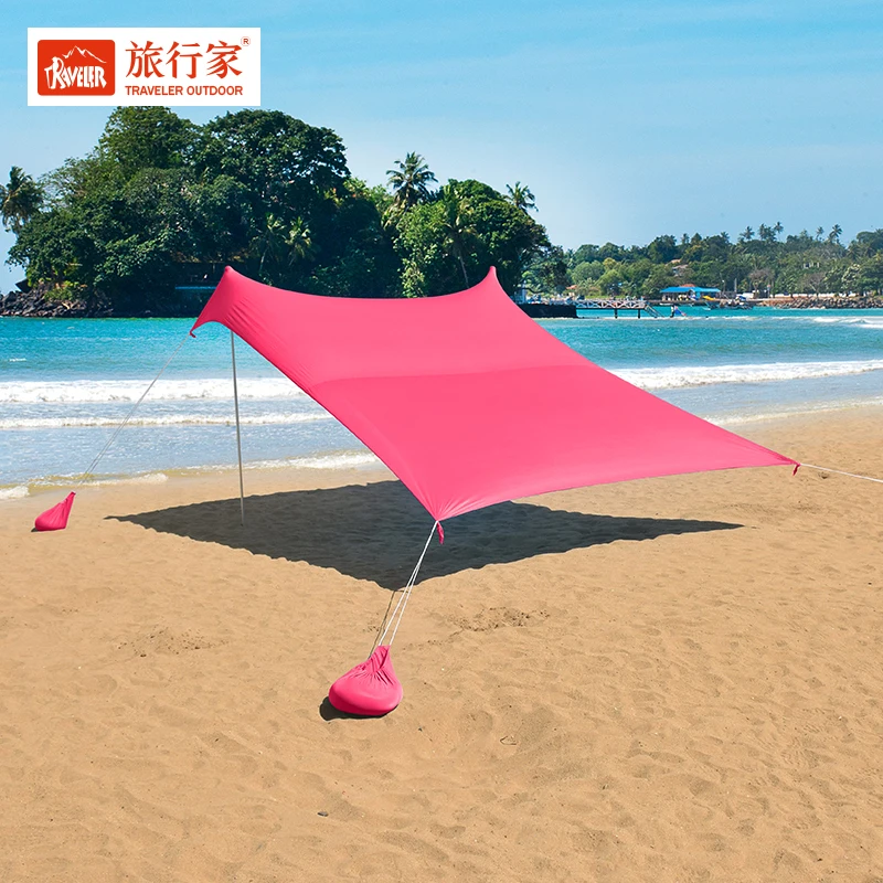 Sun Shade Beach Shelter Beach Cabana Sun Shelter Set Tent Canopy