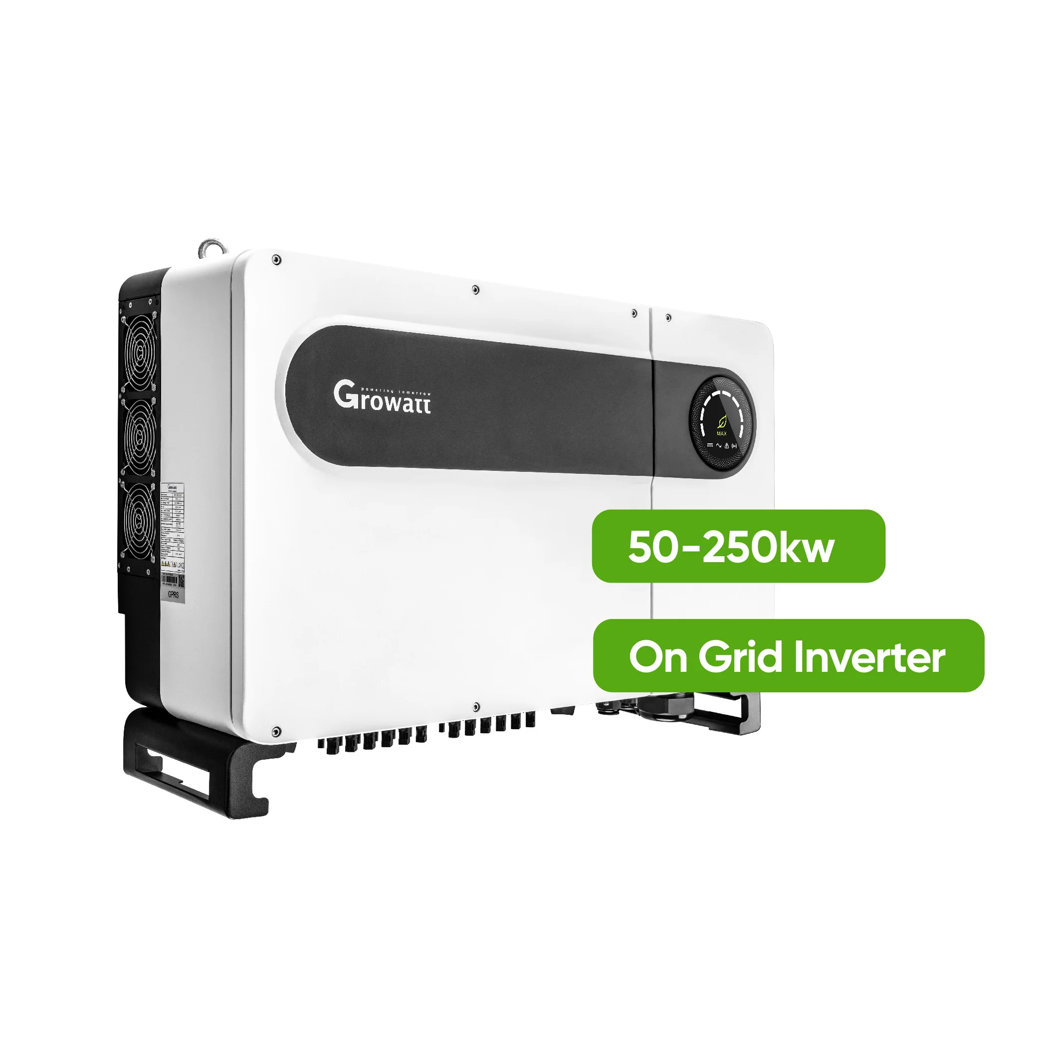 Лучшая цена Growatt 80kw 70kw 60kw 50kw решетчатый солнечный инвертор 200kw 500kw система Max 50ktl3 LV трехфазный для коммерческих